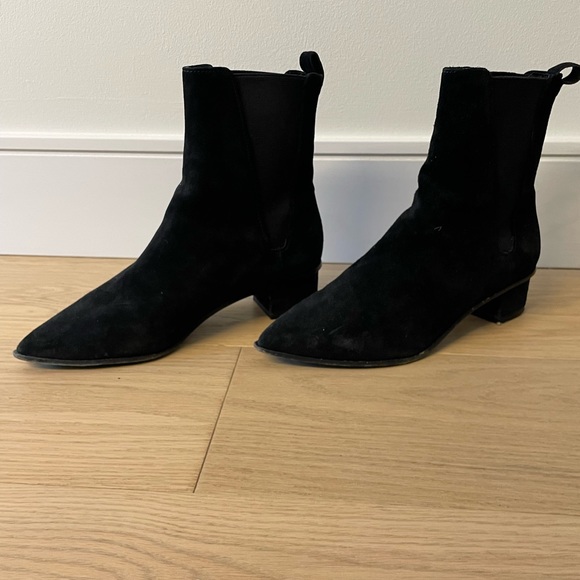 Ash Pointy Suede Booties Sz 7 - Picture 2 of 4